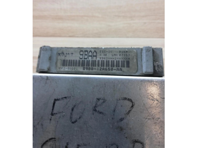 Блок управления двигателем Блок управления 89bb12a650aa, 9BAA   Ford Sierra