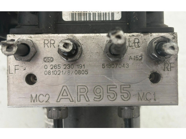Jednotka ABS 0265230191, 0265230191 Alfa Romeo Mito 2010