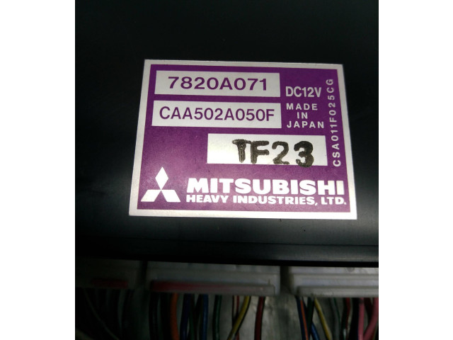 Блок управления климат-контролем 7820A071, CAA502A050F Mitsubishi Grandis