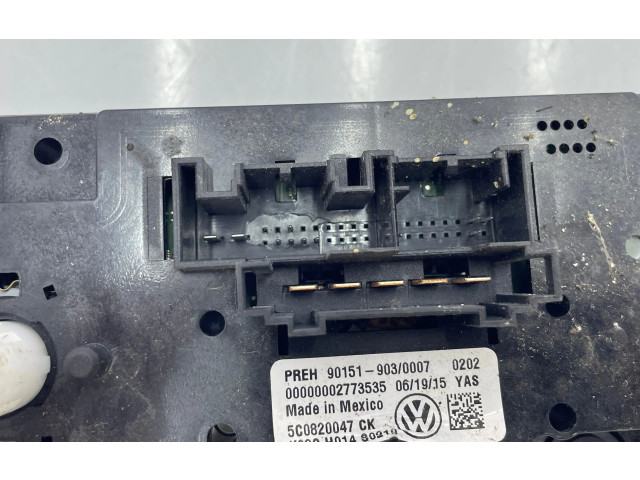 Блок управления климат-контролем 5C0820047CK, 901519030007 Volkswagen Jetta VI