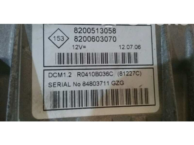 Блок управления двигателем Блок управления 8200513058, R0410B036C   Dacia Logan Pick-Up