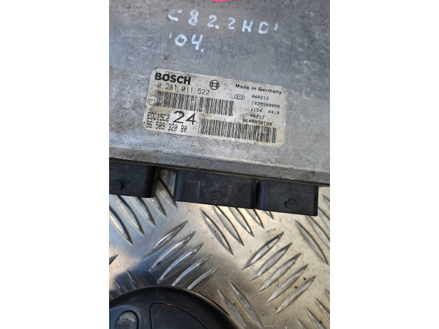 Комплект блоков управления 0281011522, 9650932080   Citroen C8