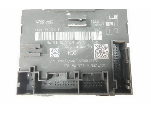 Блок управления 5Q0959593E   Audi RS3