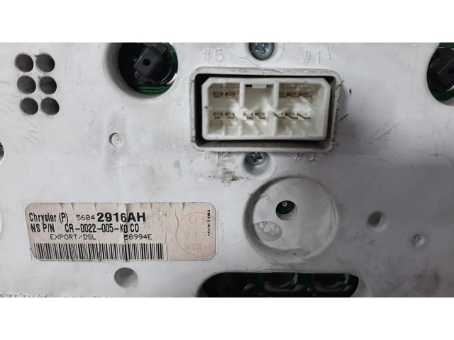 Панель приборов 56042916AH, CUADROINSTRUMENTOS Jeep Grand Cherokee (WJ)