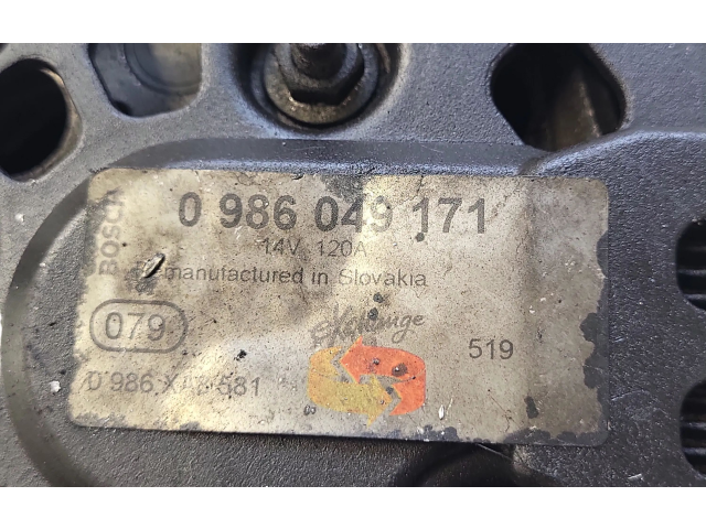 Генератор 0986049171 Mazda 3 I