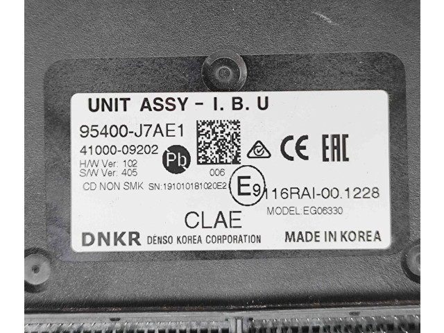 Блок комфорта 95400J7AE1   KIA Xceed   