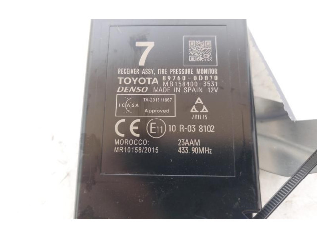 Řídící jednotka 897600D070, 897600D070 Toyota Yaris 2017