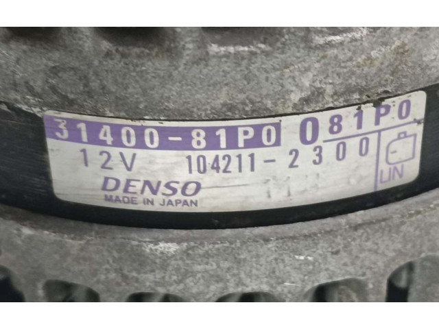 Генератор 3140081P0, 1042112300   Suzuki Ignis      