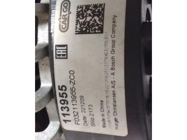 Генератор 113955 KIA Sorento 2.5