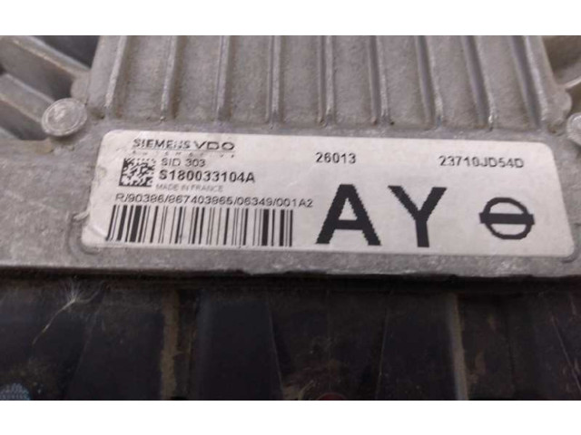 Řídící jednotka S180033104A, 23710JD54D Nissan Qashqai 2007