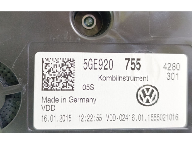 Панель приборов 5GE920755 Volkswagen e-Golf