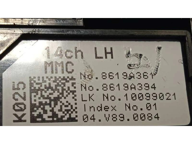 Подушка безопасности водителя 8619A361, 8651A187 Mitsubishi Mirage VI G4 Attrage