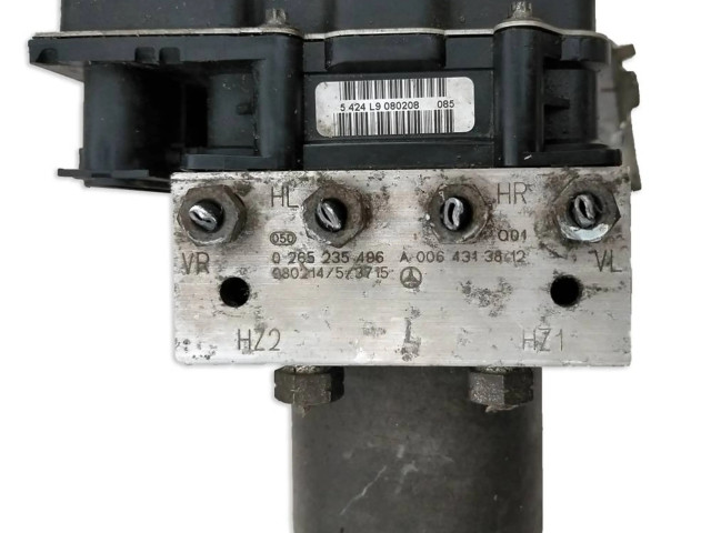 Блок АБС A0064313812, 0265235496 Mercedes-Benz A W169 2004-2012 года