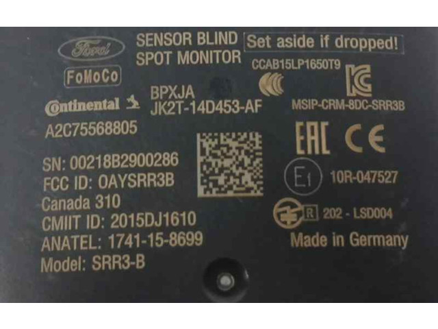 Блок управления JK2T14D453AF, A2C75568805   Ford Tourneo