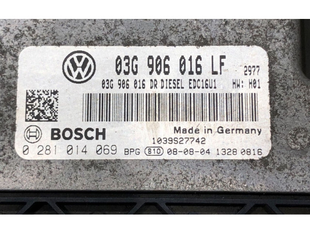 Řídící jednotka 03G906016LF Volkswagen Caddy 2008