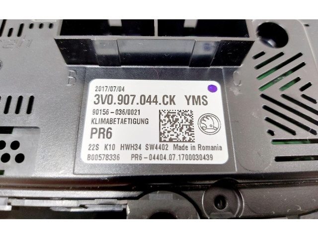 Блок управления климат-контролем 3V0907044CK   Skoda Superb B8 (3V)