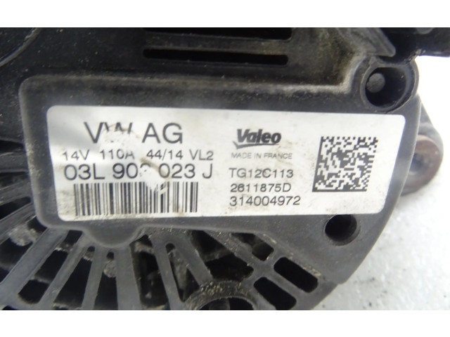 Генератор 03L903023J   Audi A3 S3 8P      