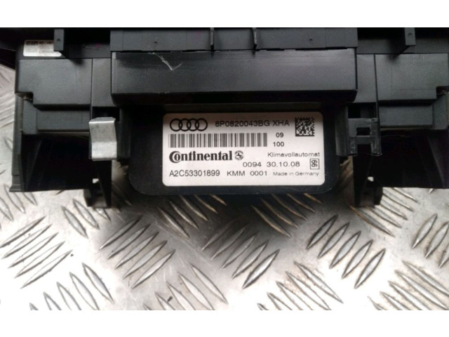 Блок управления климат-контролем 8P0820043BMXHA   Audi A3 S3 8P