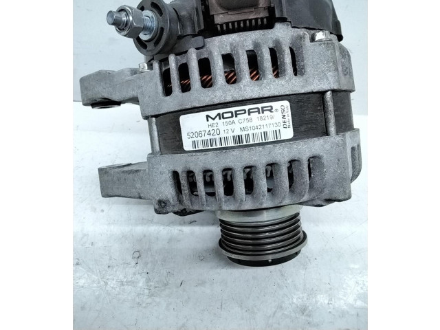 Генератор 52083380, 52067420 Jeep Renegade