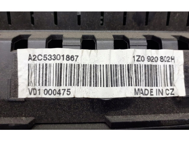 Панель приборов 1Z0920802H   Skoda Octavia Mk1 (1U)       