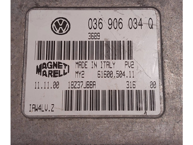 Блок управления двигателя 036906034Q, 6160050411 Audi A2