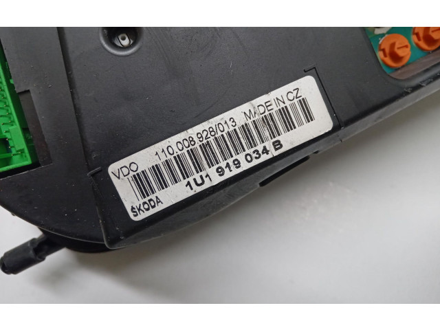 Панель приборов 1U1919034B, 1U1919034B Skoda Octavia Mk1 (1U)