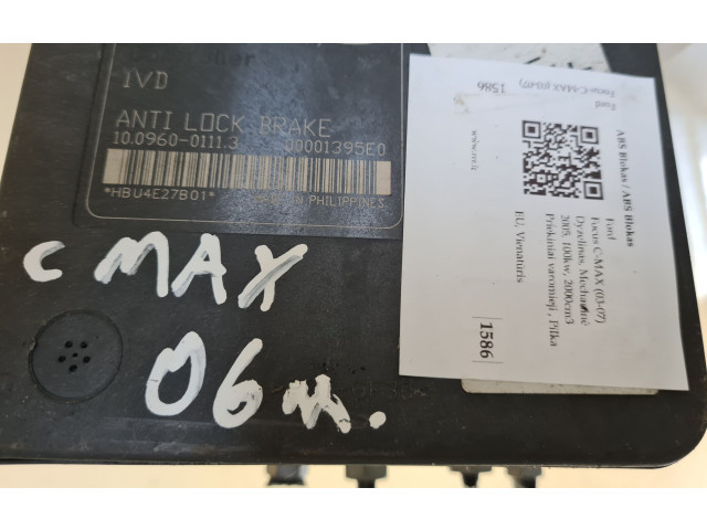 Блок АБС 00001395E0, HBU4E27B01 Ford Focus C-MAX 2003-2010 года