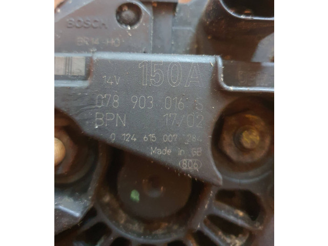 Генератор 078903016S, 0124615007   Audi A6 S6 C5 4B      