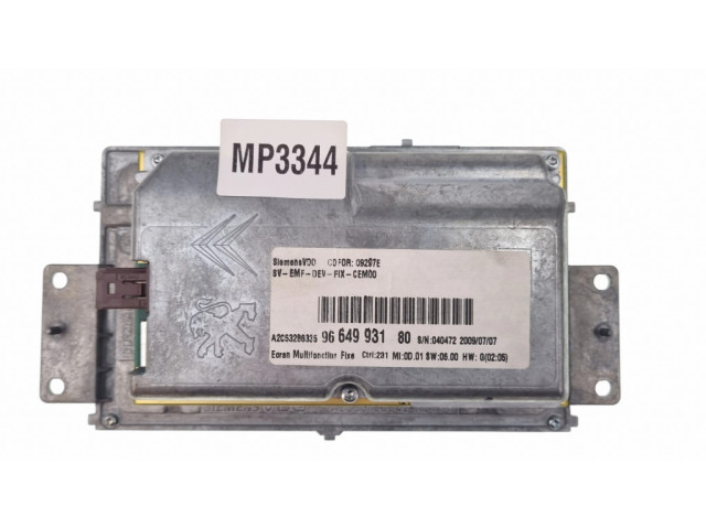 Дисплей 966493180, A2C53286335 Citroen C5