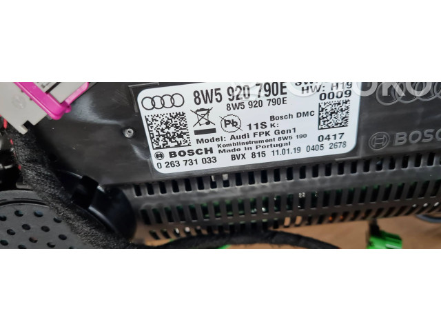 Панель приборов 8W5920790E, 0263731033 Audi Q5 SQ5