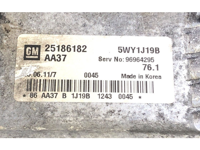 Блок управления двигателем Блок управления 25186182   Chevrolet Cruze II