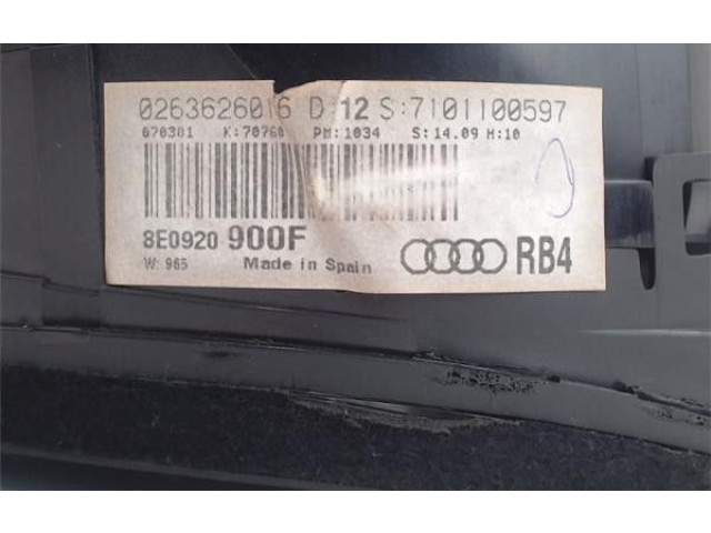 Панель приборов 263626016, 8e0920 Audi A4 Allroad