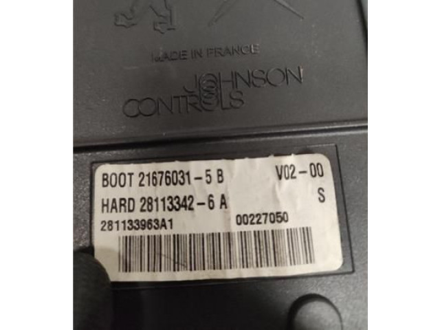 Pojistková skříňka 281133426A, 281133426A Peugeot 607 2005