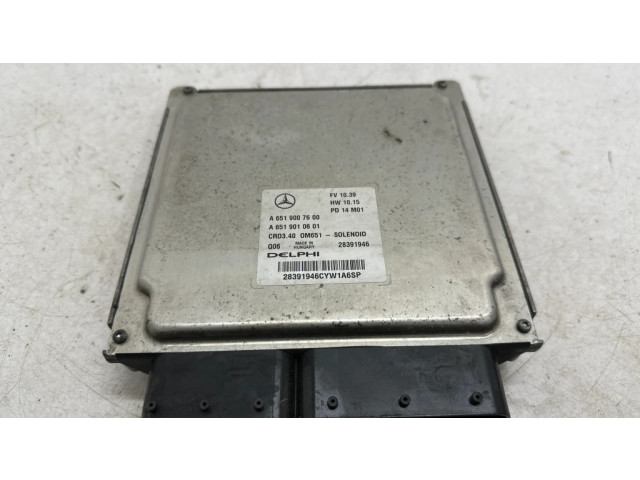 Блок управления двигателя A6519007600, A6519010601   Mercedes-Benz A W176
