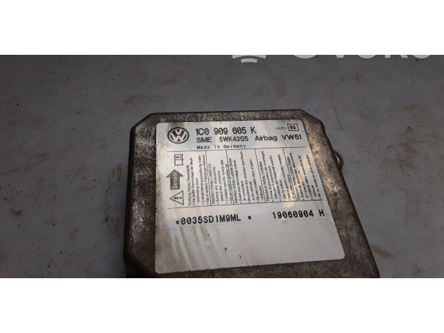 Блок подушек безопасности 1C0909605K   Skoda Superb B5 (3U)