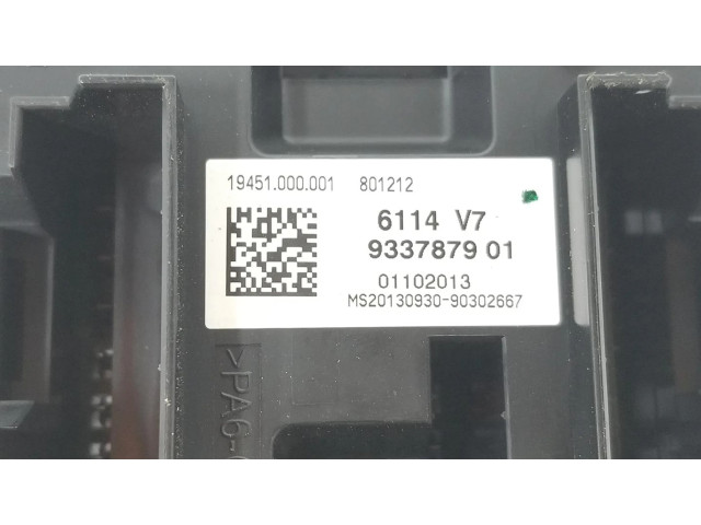 Pojistková skříňka 61149337879, 9337879 BMW 4 F36 Gran coupe 2013