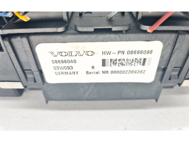 Блок комфорта 08696098, 08696040 Volvo S60