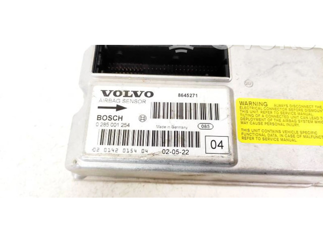 Блок подушек безопасности 0285001254, 8645271 Volvo S80