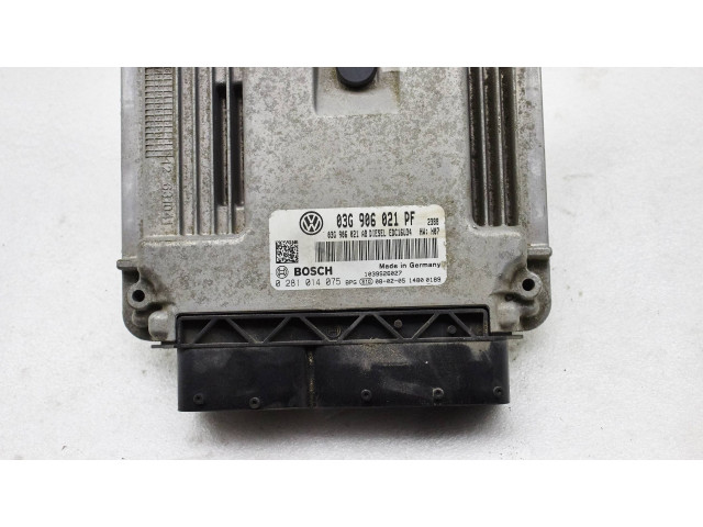 Řídící jednotka 03g906021pf, 0281014075 Volkswagen Caddy 2010