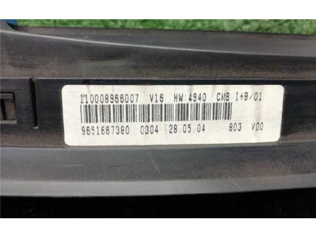 Панель приборов 9651667380   Citroen Xsara Picasso       