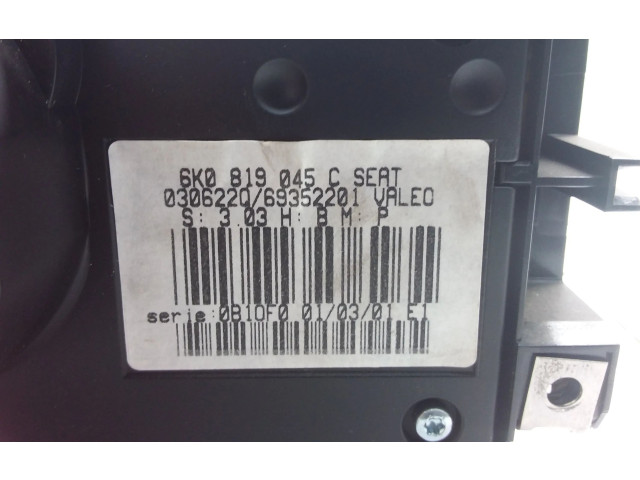 Блок управления климат-контролем 6K0819045C, 030622Q   Seat Ibiza II (6k)