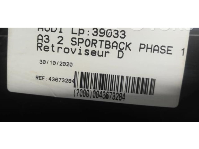 Зеркало электрическое Audi A3 S3 A3 Sportback 8P 2005 - 2013 года