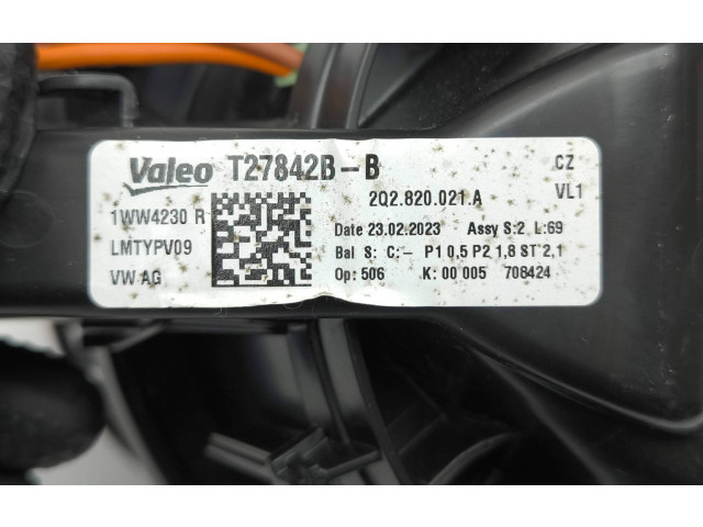 Вентилятор печки 2Q2820021A, 1WW4230 Audi A1