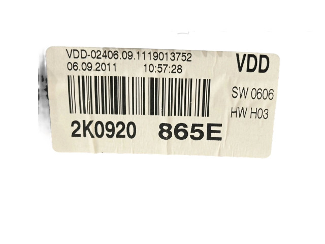 Панель приборов 2K0920865E, 1119013752   Volkswagen Caddy       