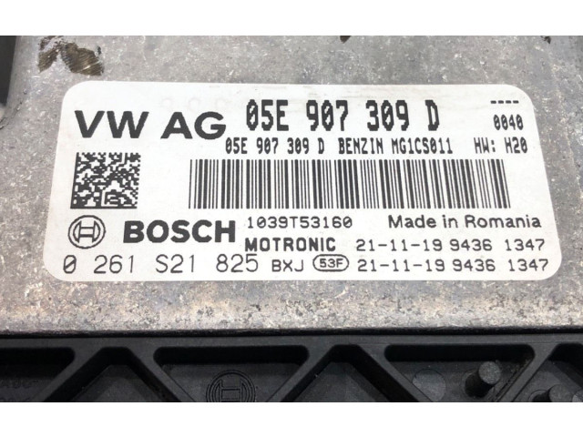 Блок управления двигателем Блок управления 05E907309D   Skoda Octavia Mk4
