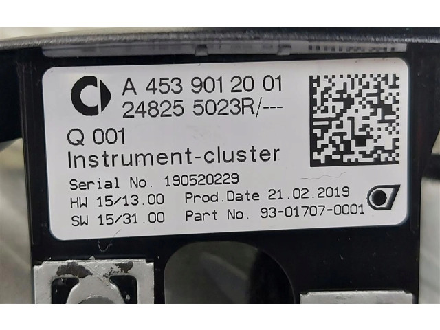 Панель приборов A4539012001   Smart ForFour II W453       