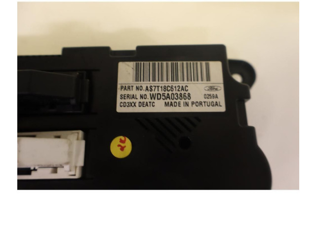 Блок управления климат-контролем AS7T-18C612-AC Ford S-MAX