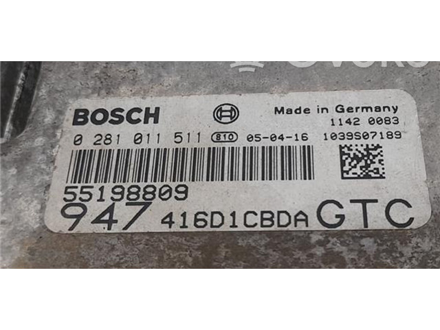 Блок управления 55198809, 0281011511   Alfa Romeo GT