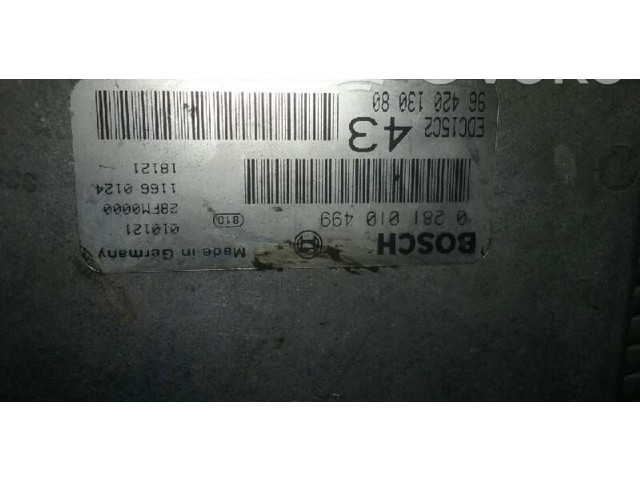 Řídící jednotka 9642013080, 0281010499 Peugeot Expert 2007