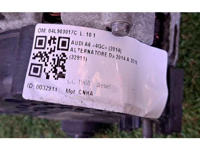 Генератор 04L903017C180A, 04L903017C180A Audi A6 S6 C7 4G